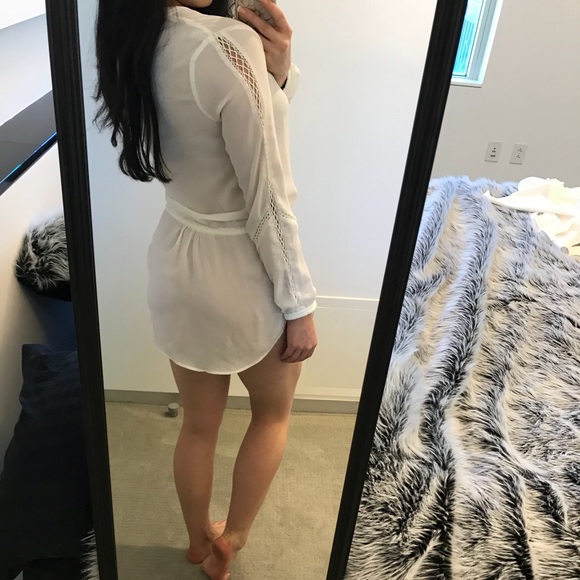 Celeb glam Lilly ghalichi white shirt dress - Picture 7 of 8